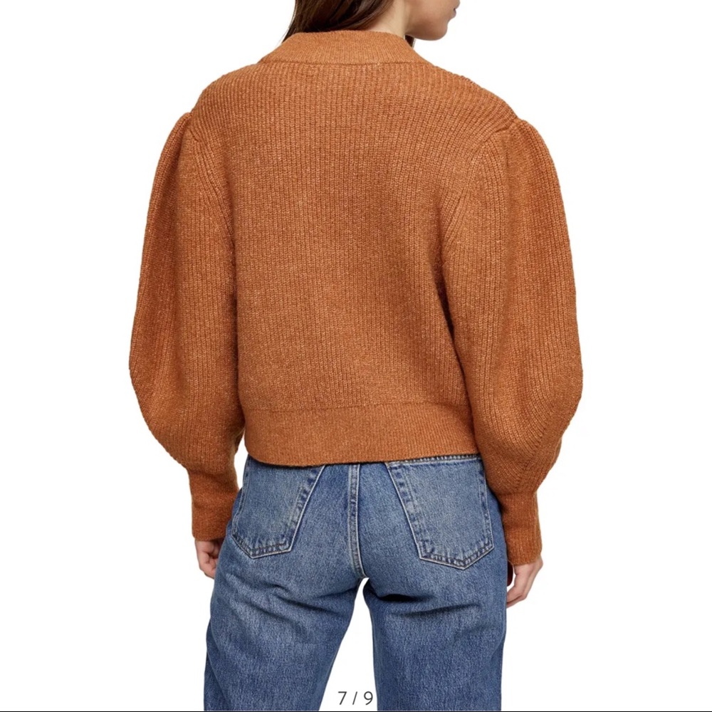 NWT Topshop Supersoft Volume Sleeve Sweater - Picture 4 of 5